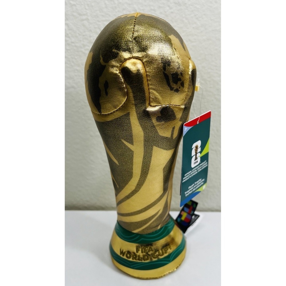 NEW‎ FIFA 2026 World Cup Trophy 10" Plush  OFFICIAL JAZZWARES USA Canada Mexico